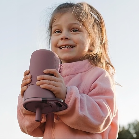 BrüMate Leap 12oz 100% Leakproof Kids Tumbler Handle Silicone Soft Straw Aurora - Picture 2 of 7